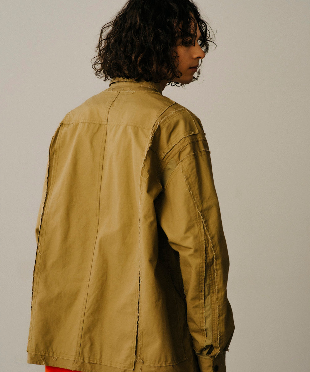 DECONSTRUCTED MILITARY SHIRT