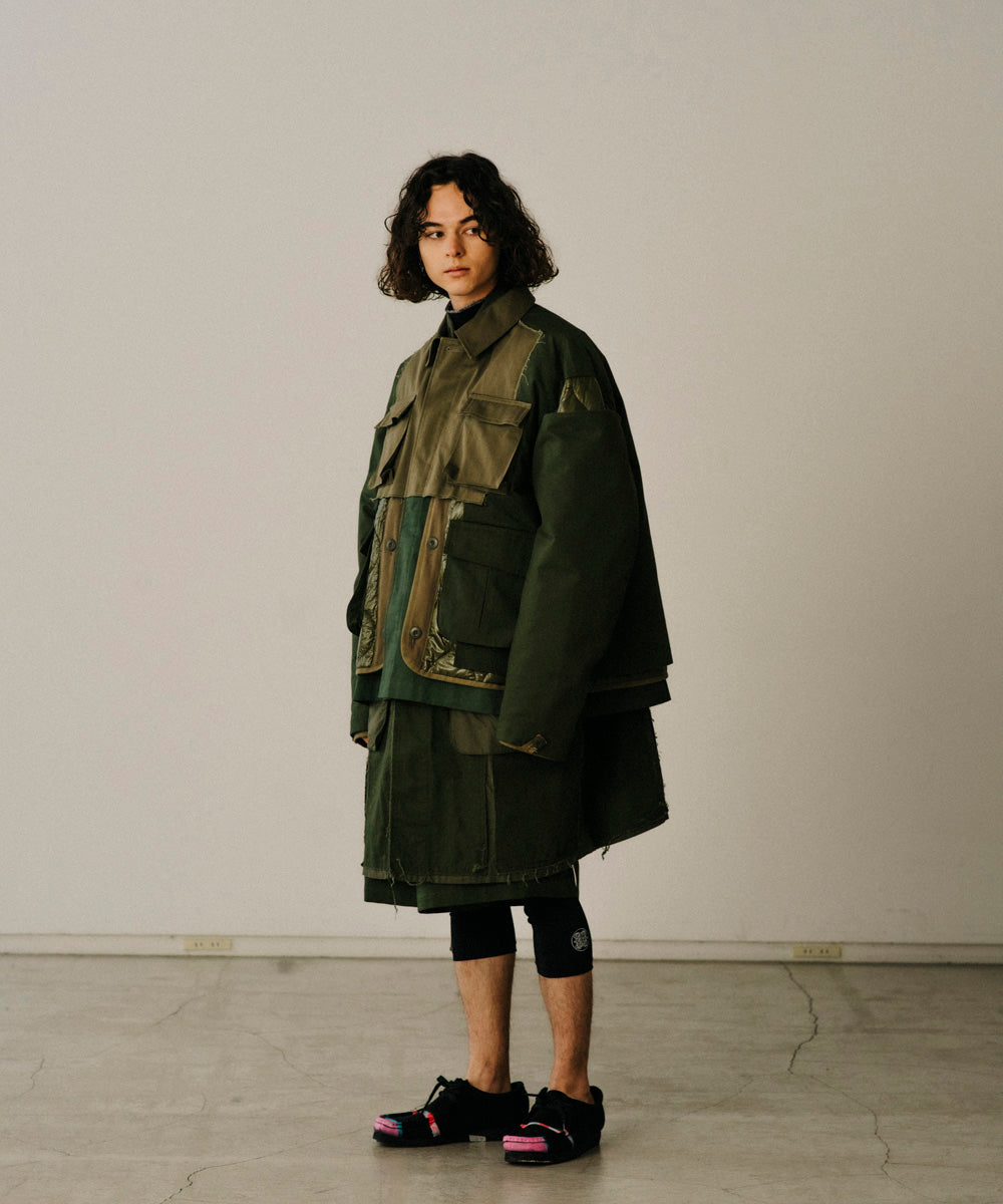 DECONSTRUCTED MILITARY JACKET