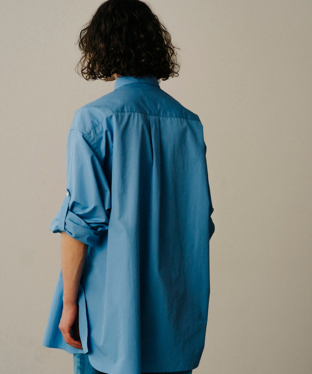 ASSYMETRICAL BELTED SHIRT