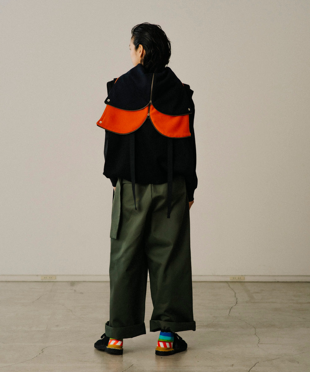 DOUBLE HOODED VEST