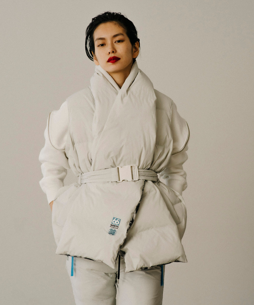 FACETASM×66NORTH FUJI SCARF DOWN VEST