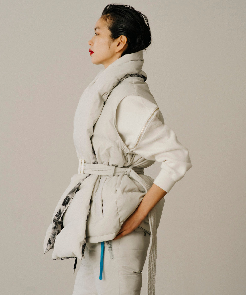 FACETASM×66NORTH FUJI SCARF DOWN VEST
