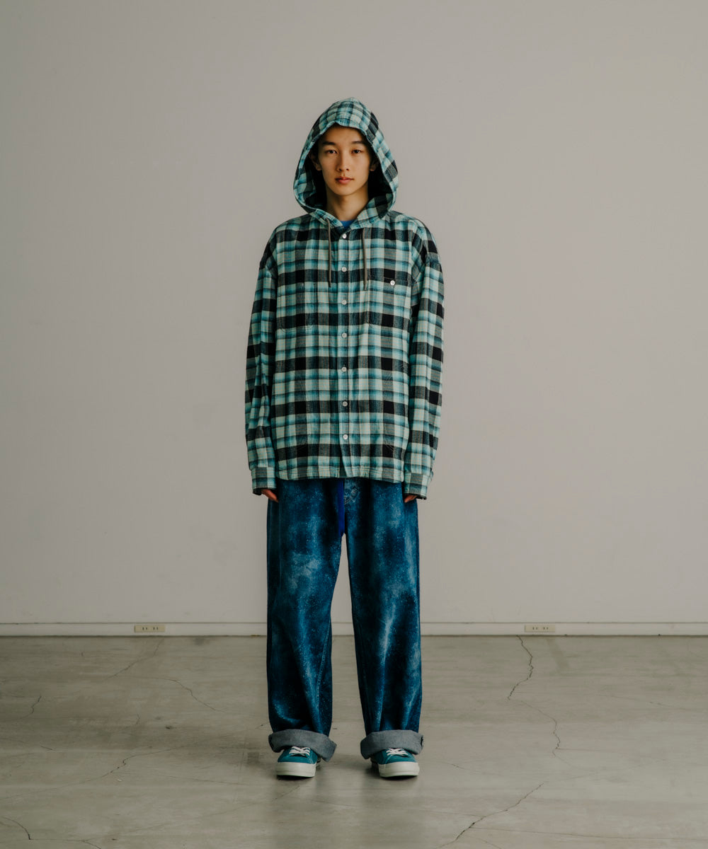 HOODED ORIGINAL CHECK SHIRT – FACETASM e-store