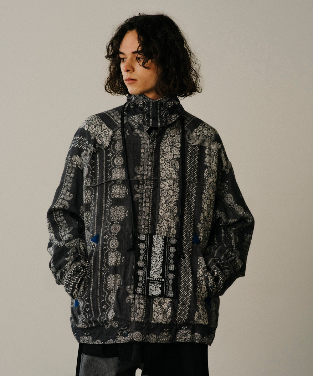 ORIGINAL BANDANA PRINT SHURUNKEN JACKET