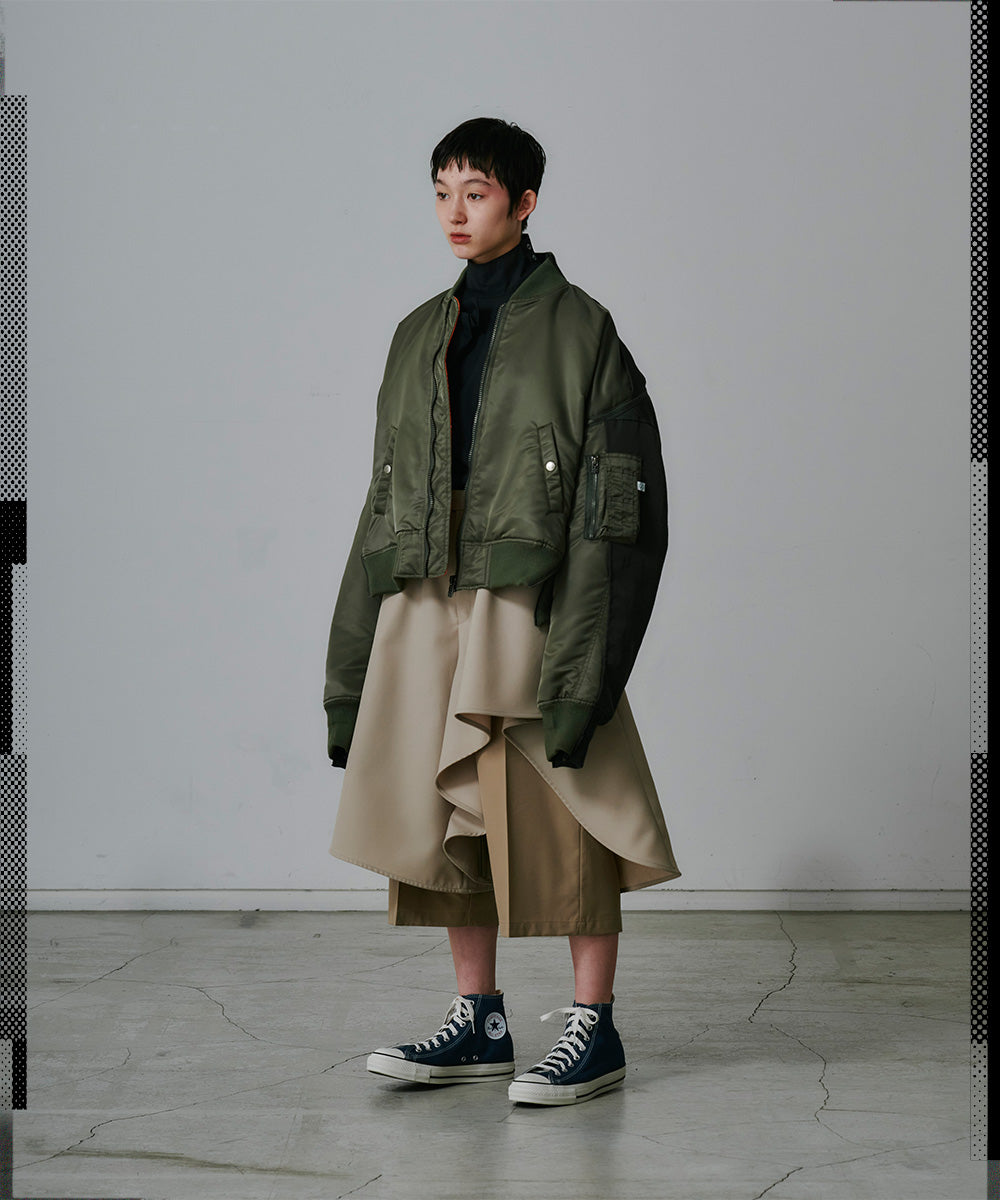 DISTORTED ZIPPER MA-1