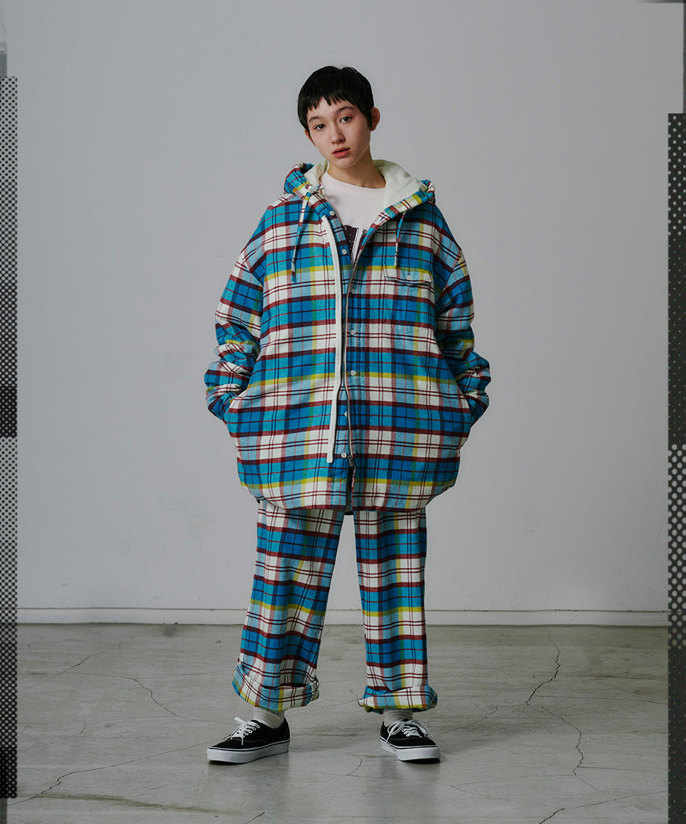 PADDED CHECK JACKET