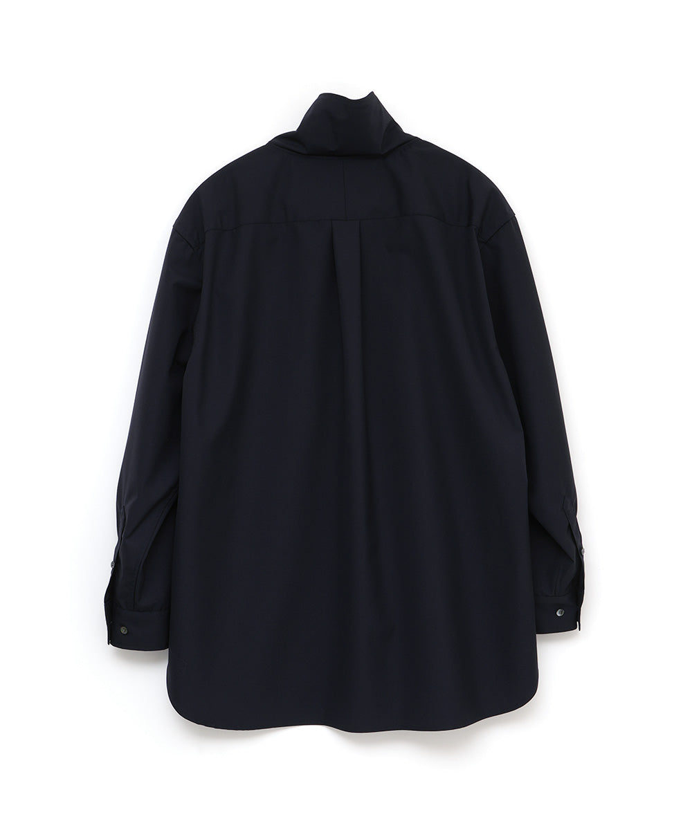 WOOL HIGH NECK SHIRT