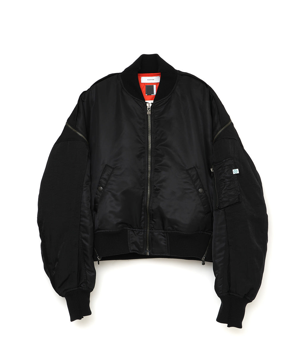 DISTORTED ZIPPER MA-1