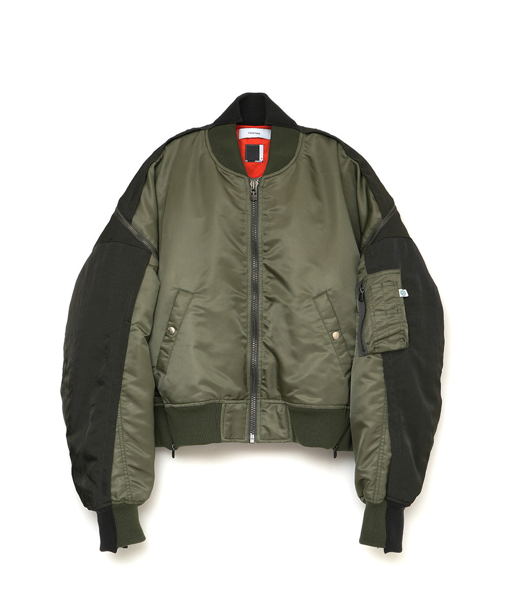 DISTORTED ZIPPER MA-1
