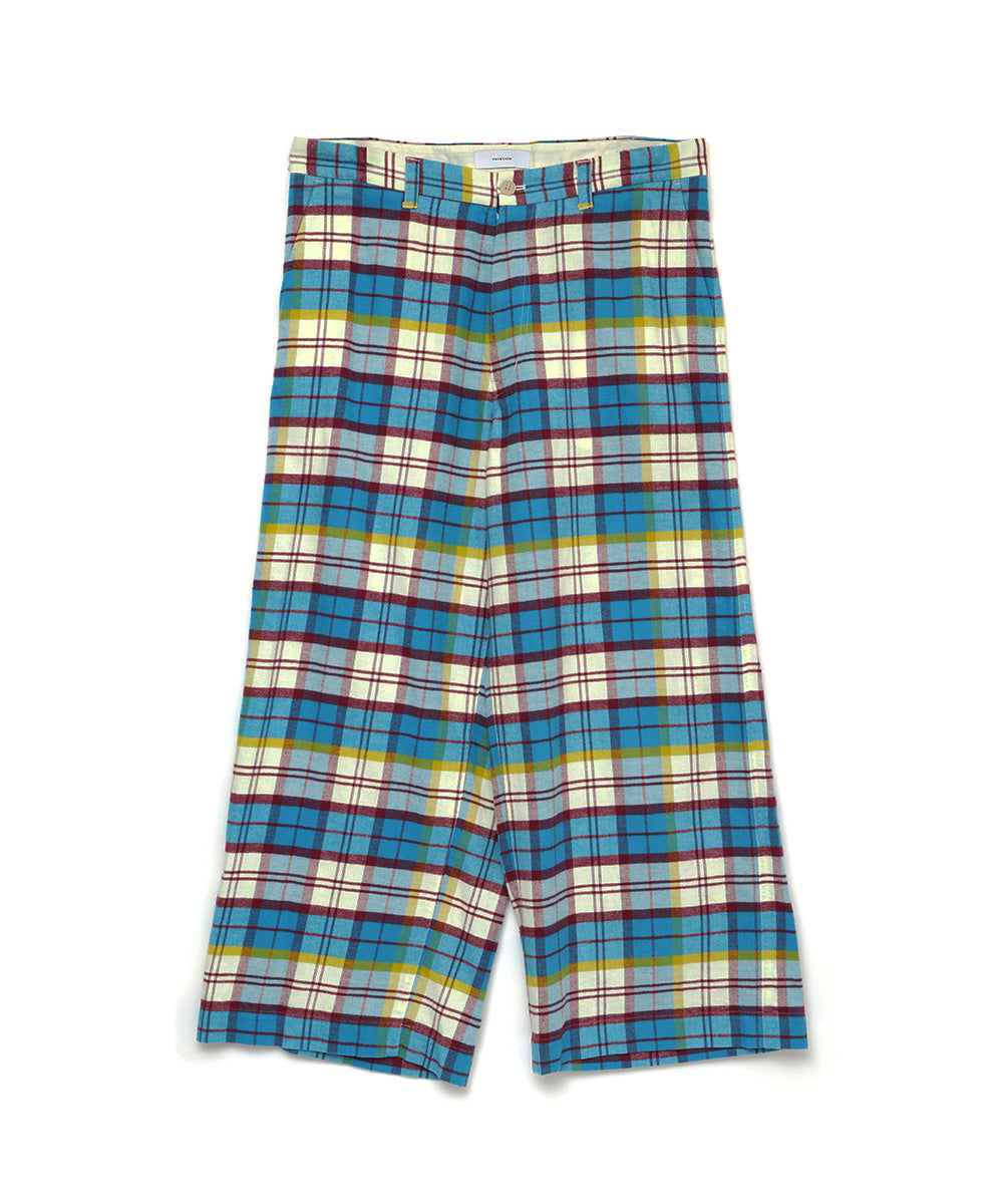 CHECK PANTS