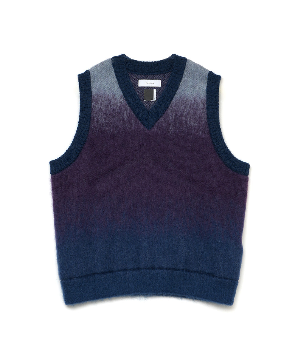 GRADIENT KNIT VEST