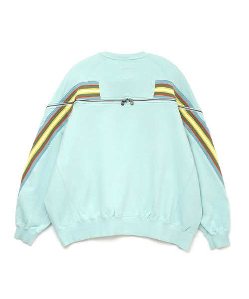 ZIPPER RIB SWEAT