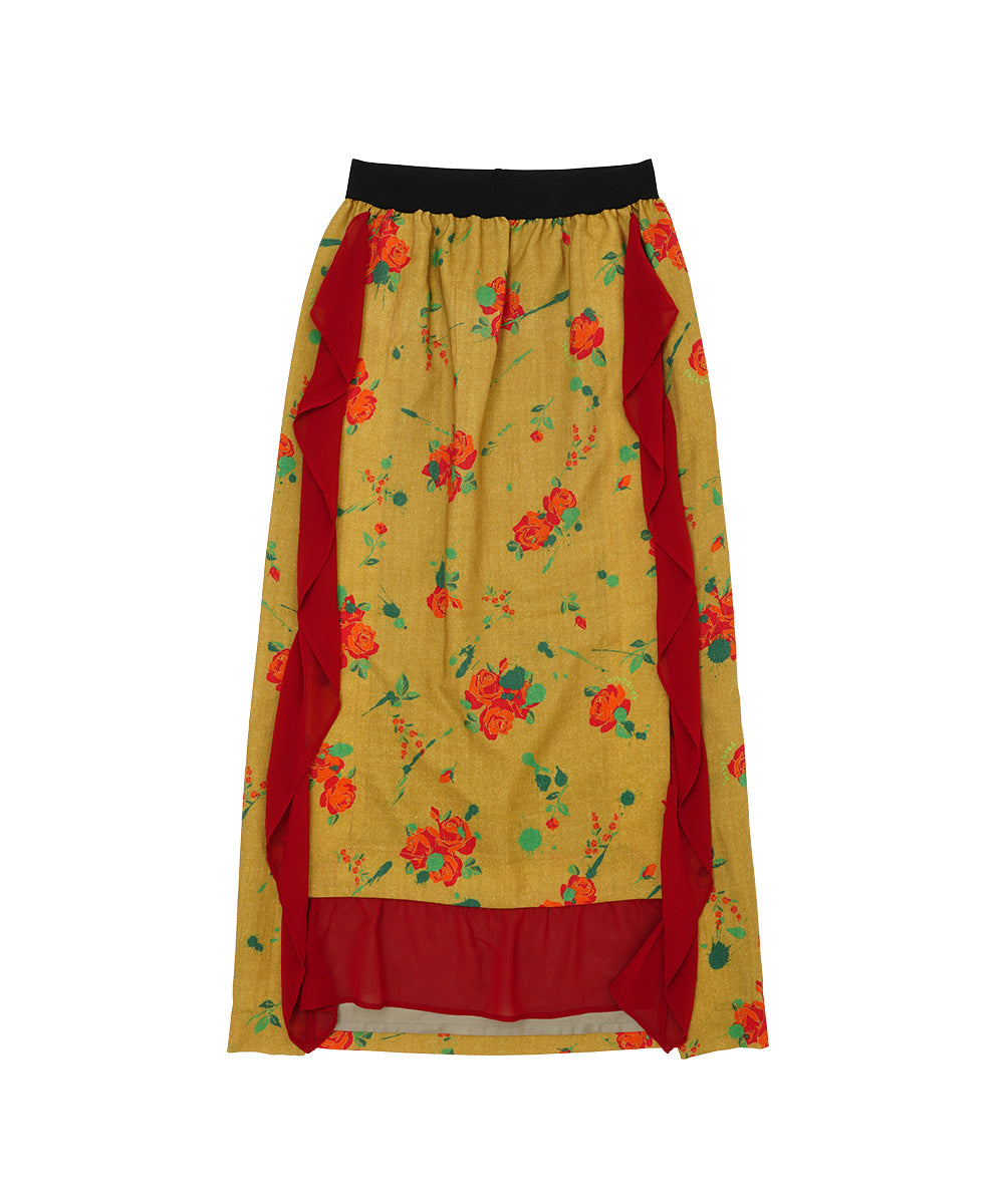 ORIGINAL FLOWER PRINT SKIRT