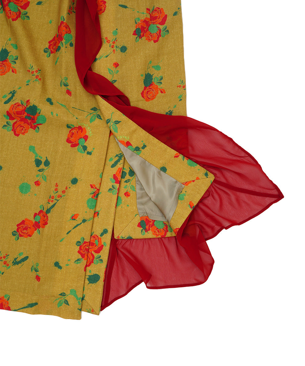 ORIGINAL FLOWER PRINT SKIRT