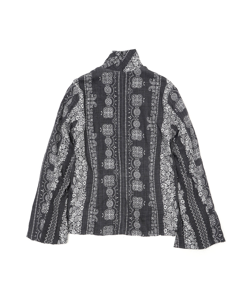 ORIGINALBANDANA PRINT HIGH NECK TOP