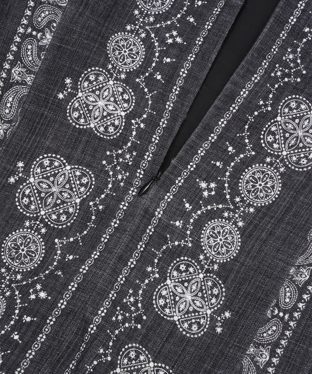 ORIGINALBANDANA PRINT HIGH NECK TOP