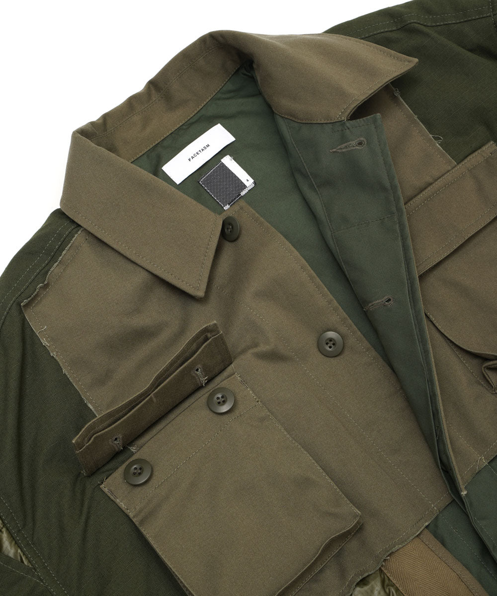 DECONSTRUCTED MILITARY JACKET