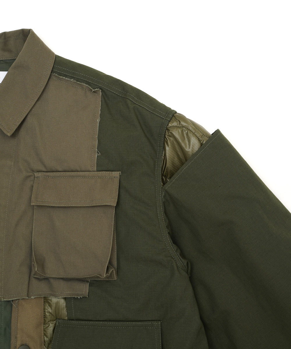 DECONSTRUCTED MILITARY JACKET