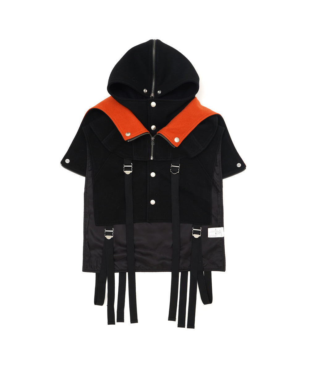 DOUBLE HOODED VEST