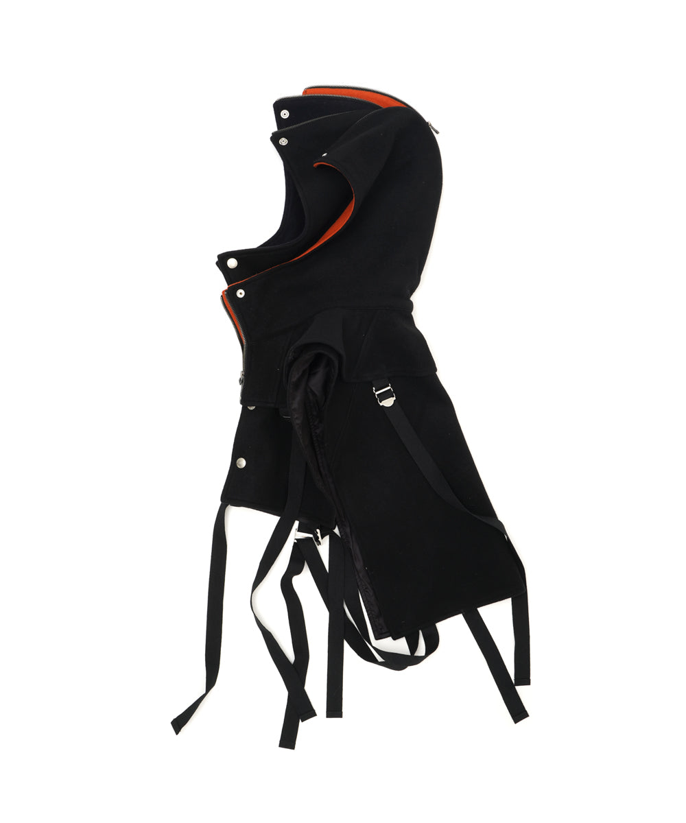 DOUBLE HOODED VEST