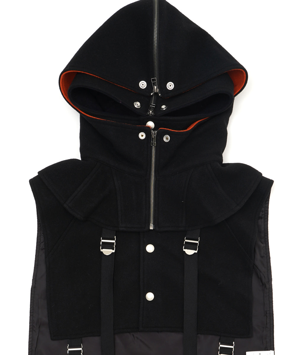 DOUBLE HOODED VEST