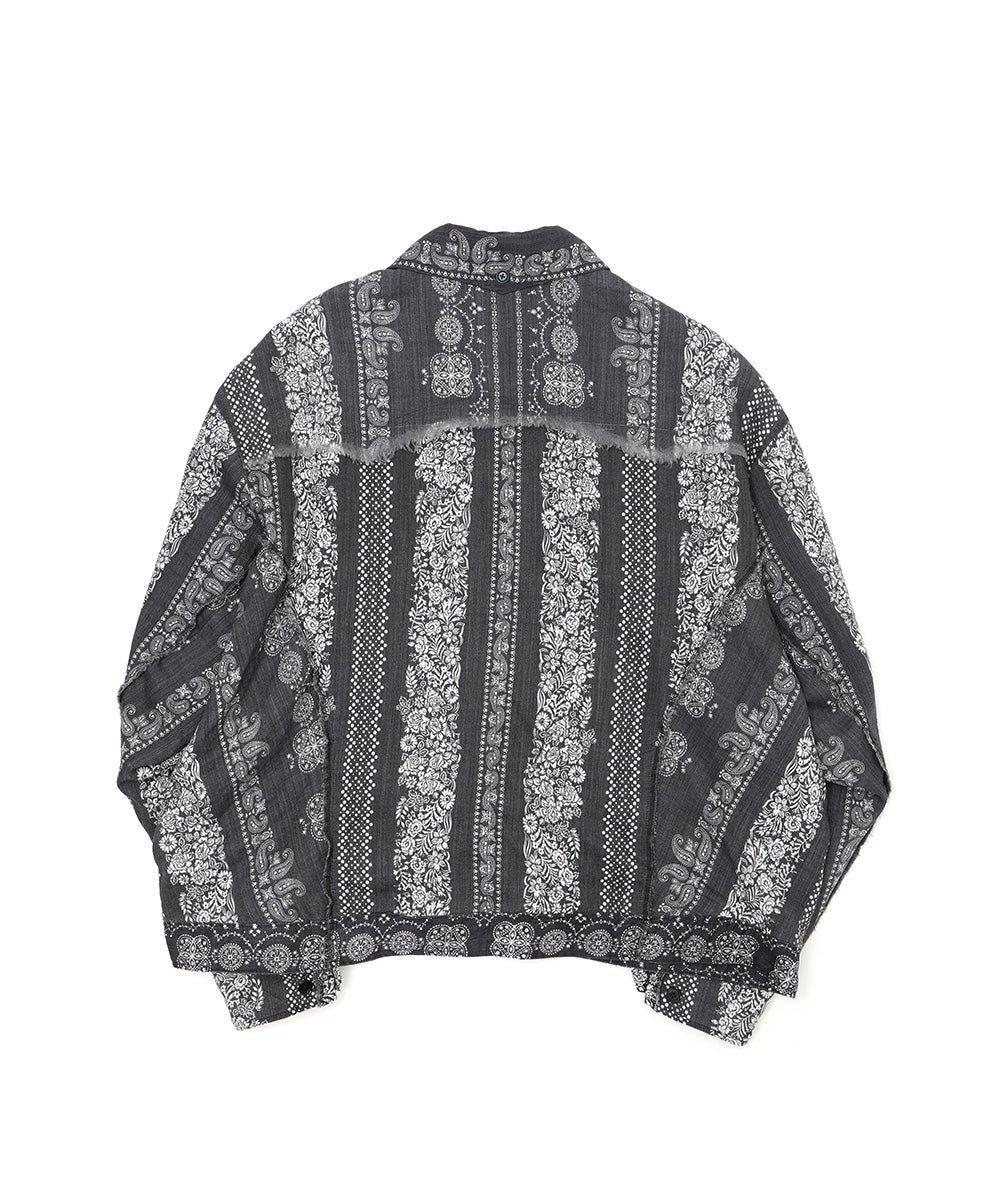 ORIGINAL BANDANA PRINT SHURUNKEN JACKET