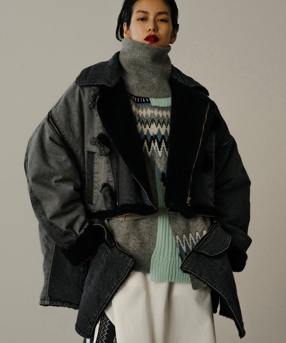 SHERPA DENIM COAT