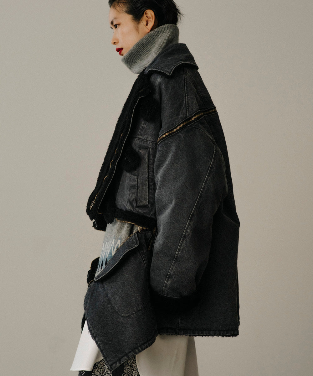 SHERPA DENIM COAT
