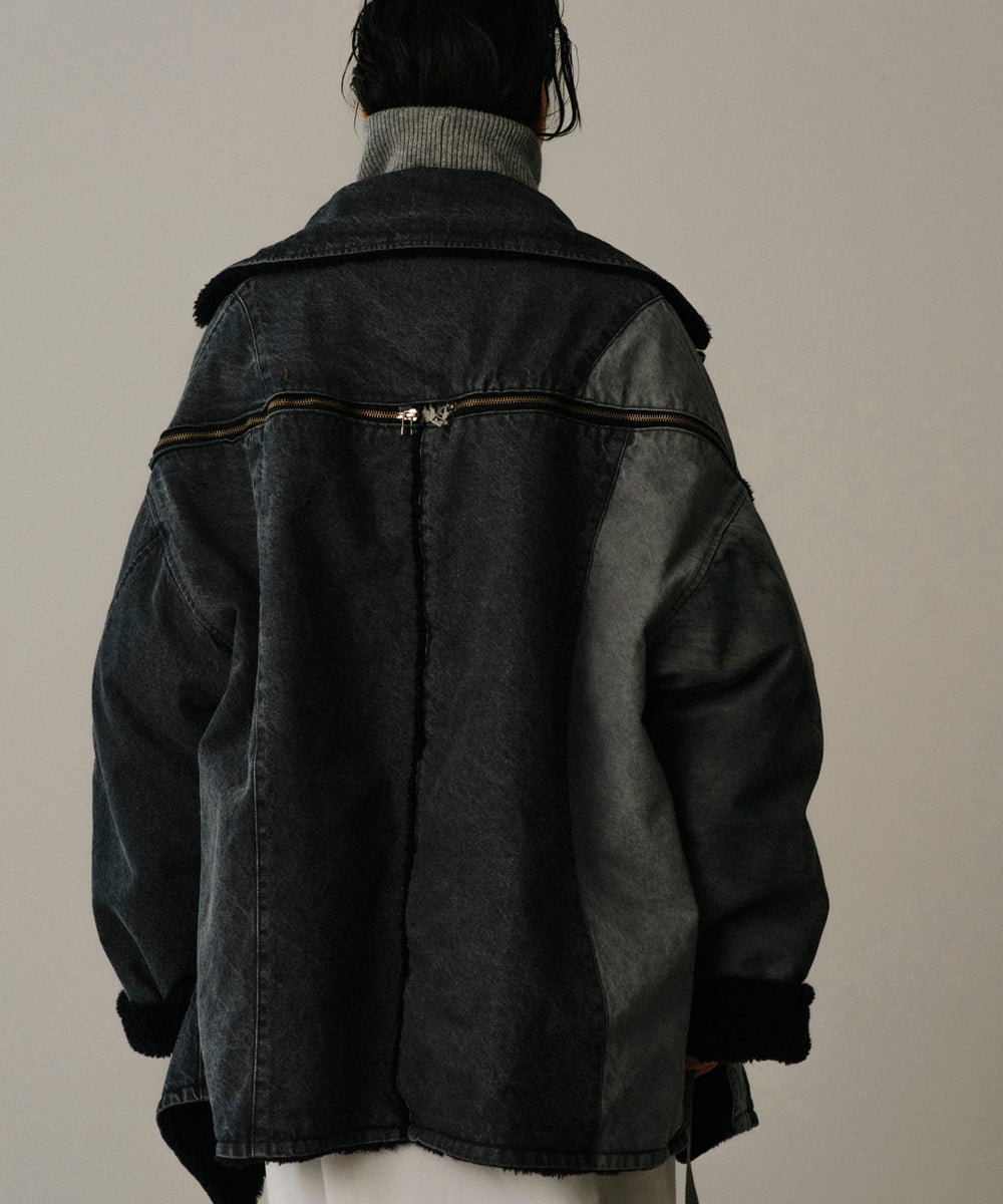 SHERPA DENIM COAT