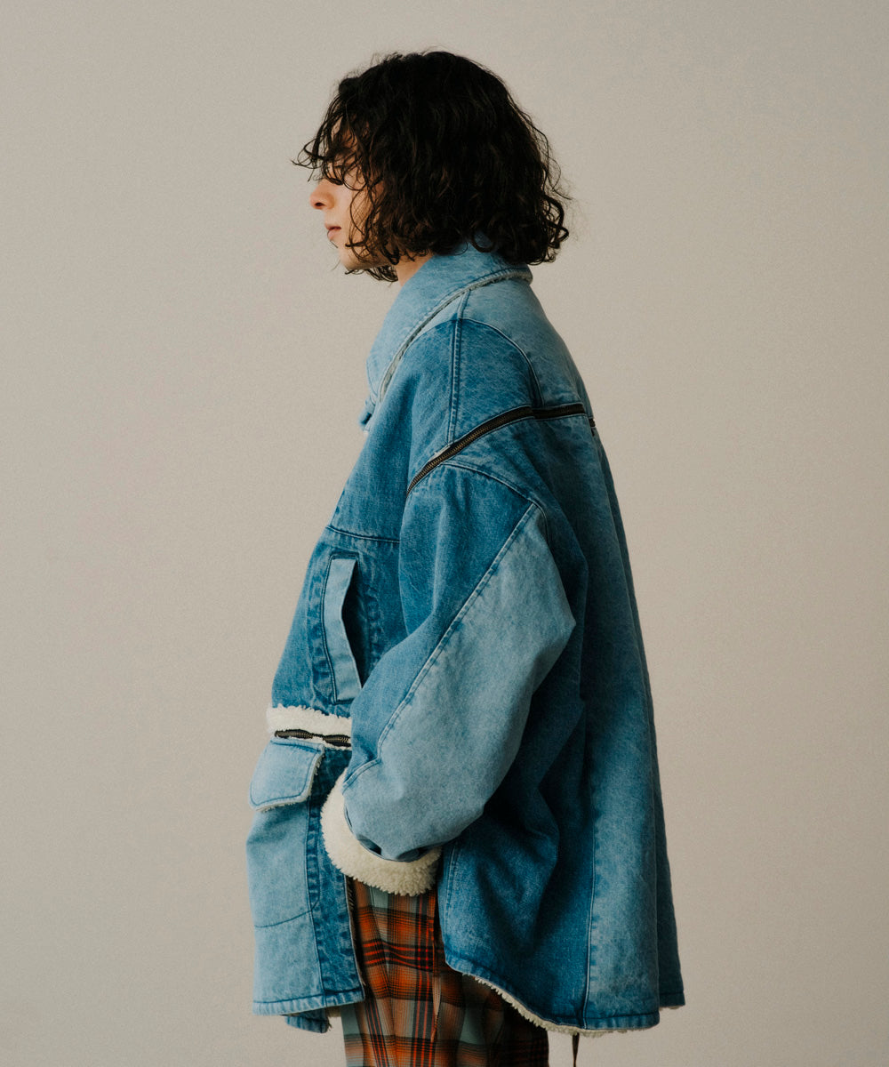 SHERPA DENIM COAT