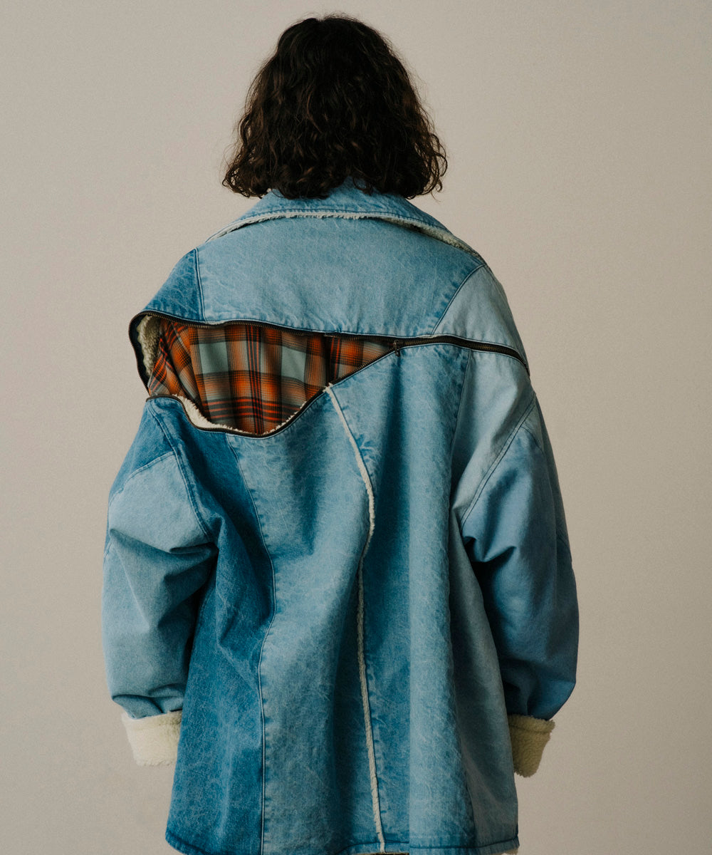 SHERPA DENIM COAT