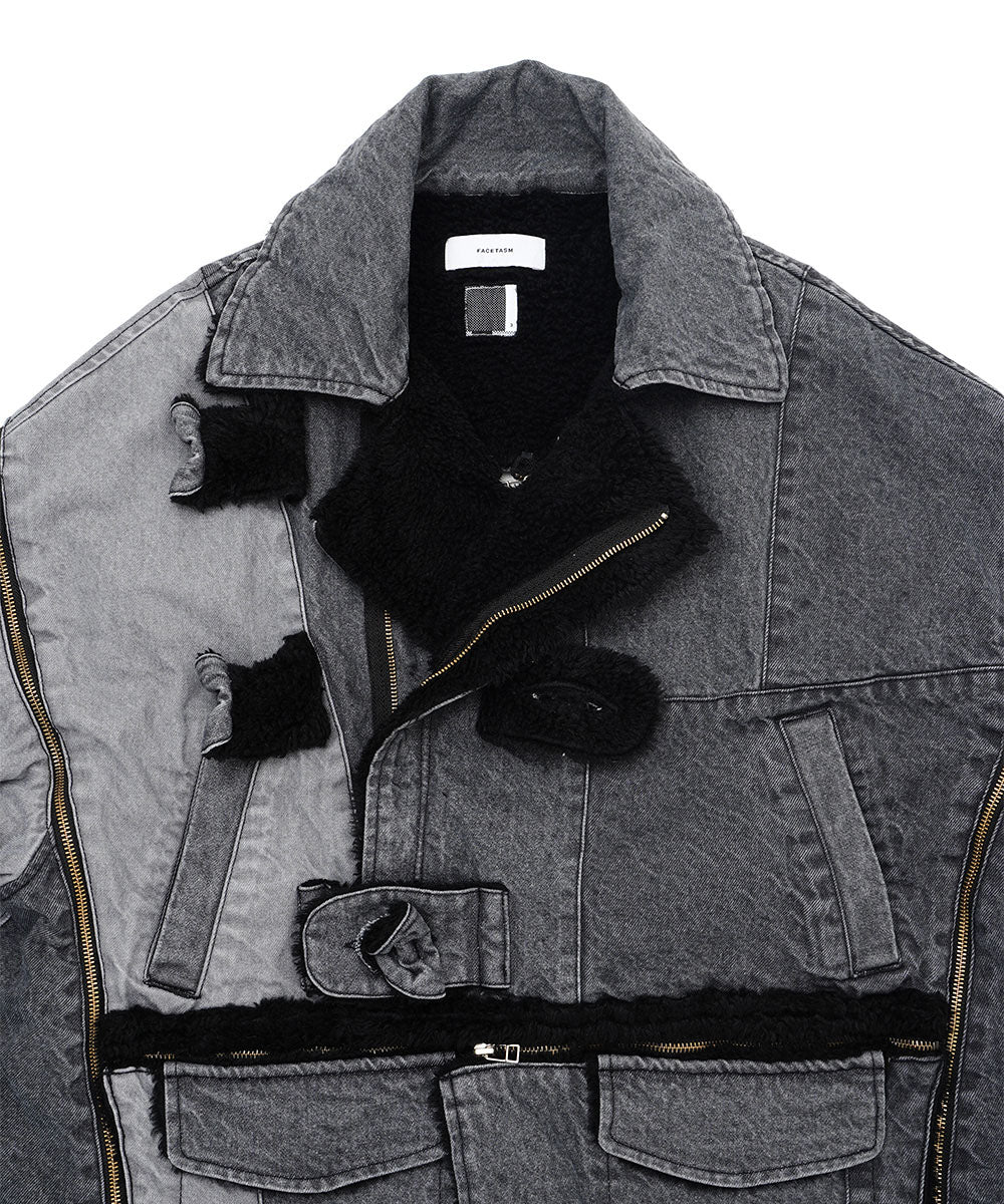 SHERPA DENIM COAT