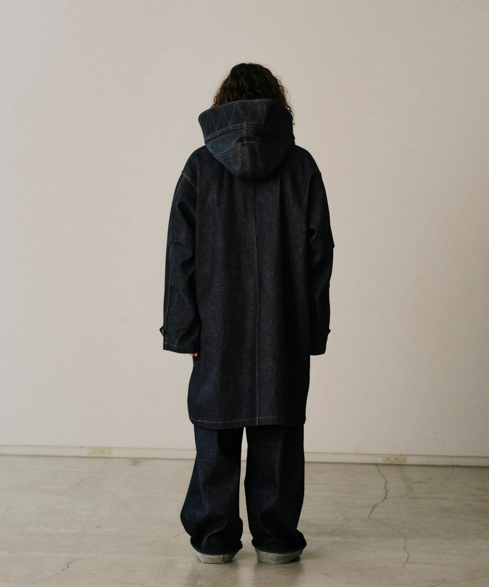 DENIM MILITARY COAT
