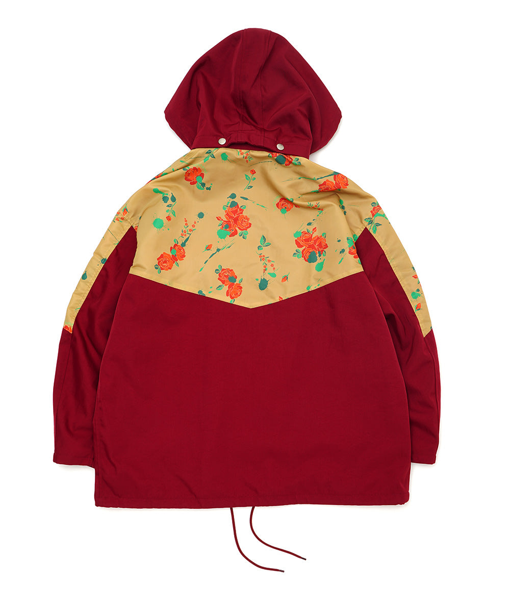 ORIGINAL FLOWER PRINT HIGH NECK JACKET