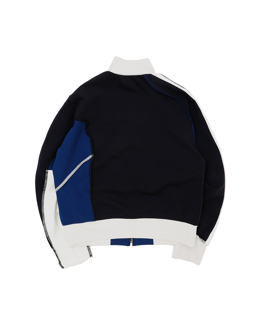 ASSYMETRICAL PATCHWORK JACKET