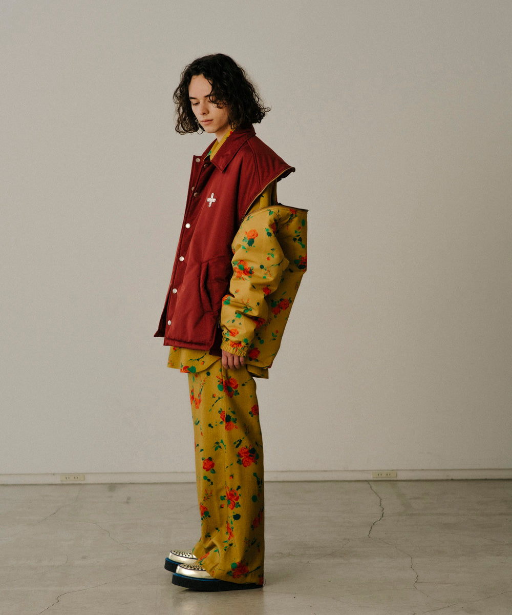 ORIGINAL FLOWER PRINT PADDED JACKET