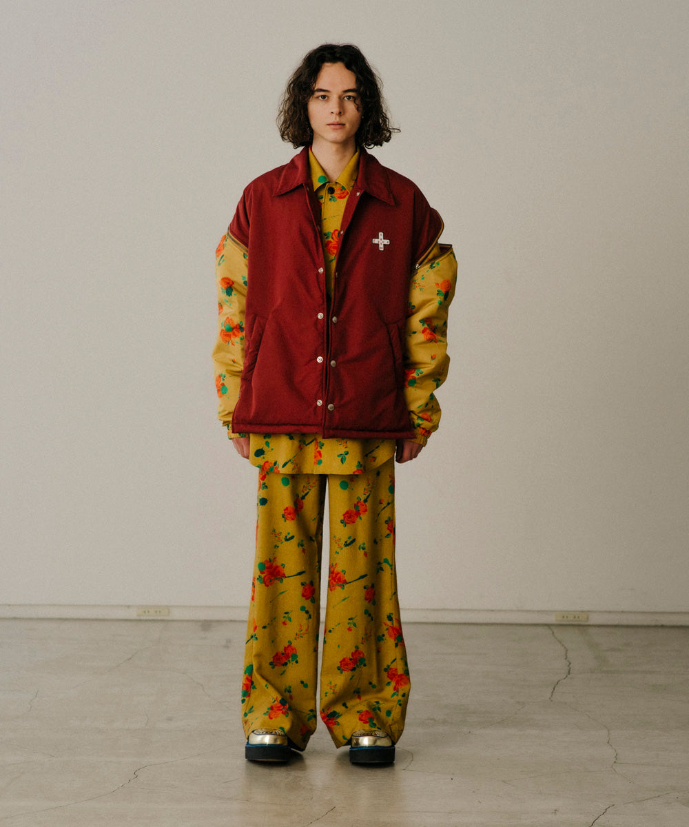 ORIGINAL FLOWER PRINT PADDED JACKET
