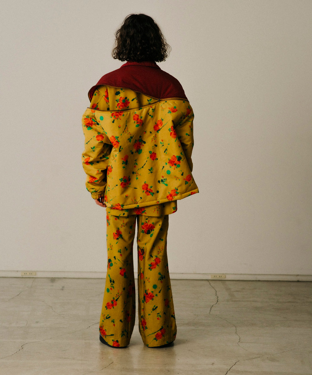 ORIGINAL FLOWER PRINT PADDED JACKET