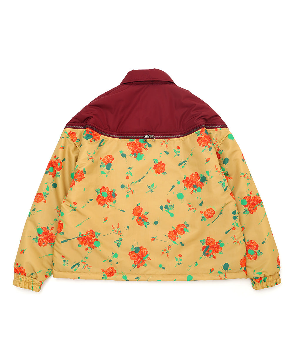 ORIGINAL FLOWER PRINT PADDED JACKET