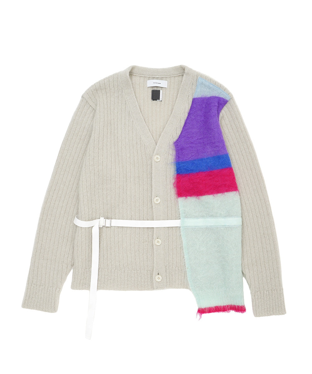 ASSYMETRICAL BELTED KNIT