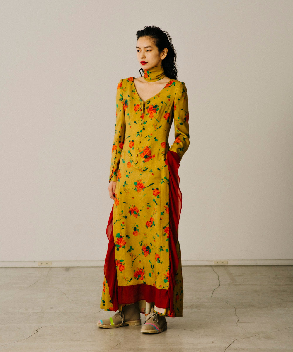 ORIGINAL FLOWER PRINT DRESS