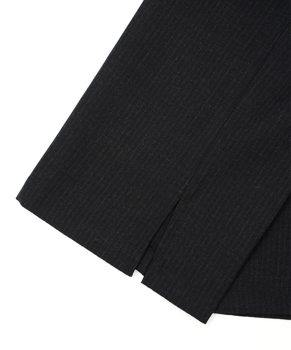 WOOL SLIT PANTS