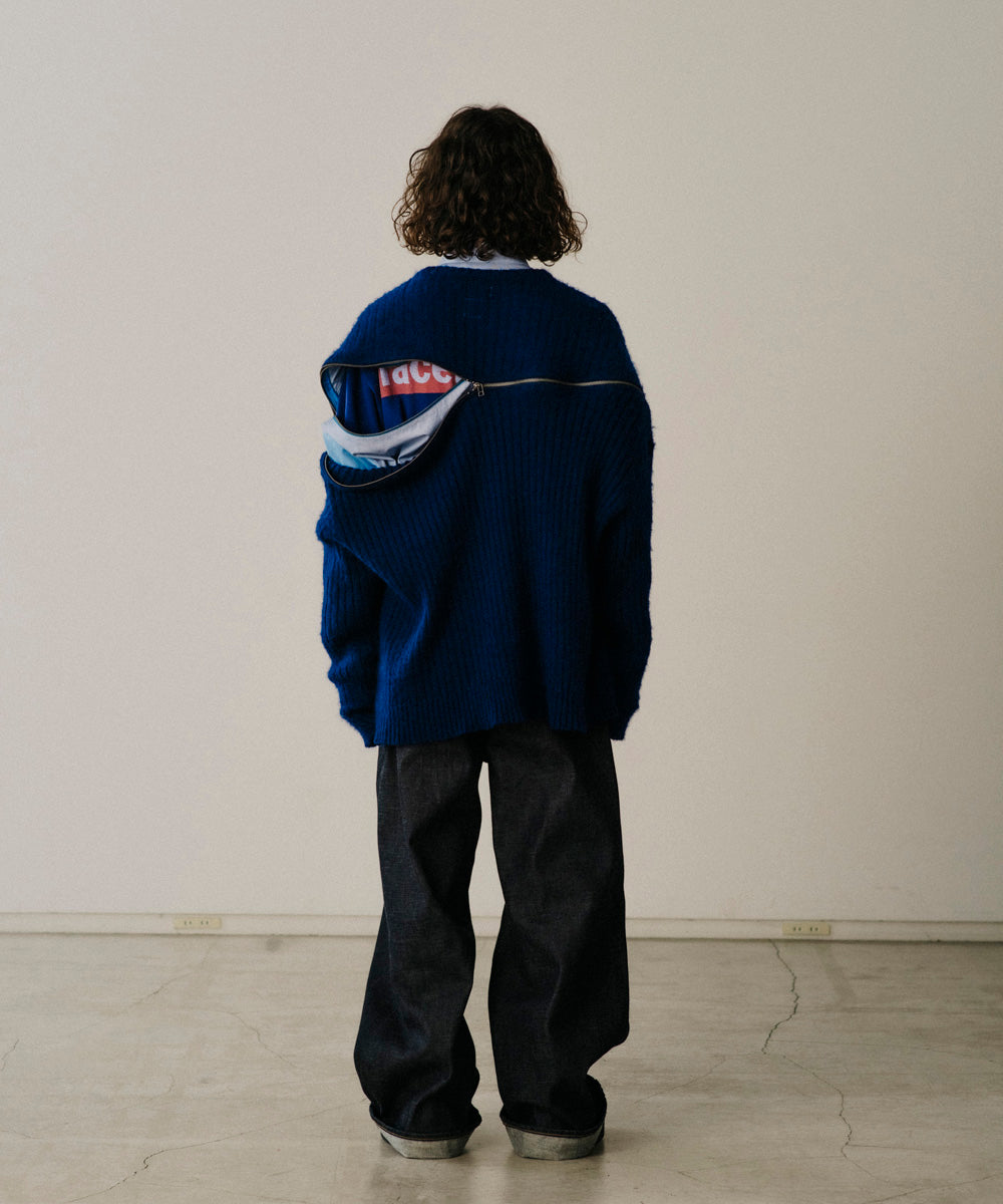 BELTED BIG HEART DENIM