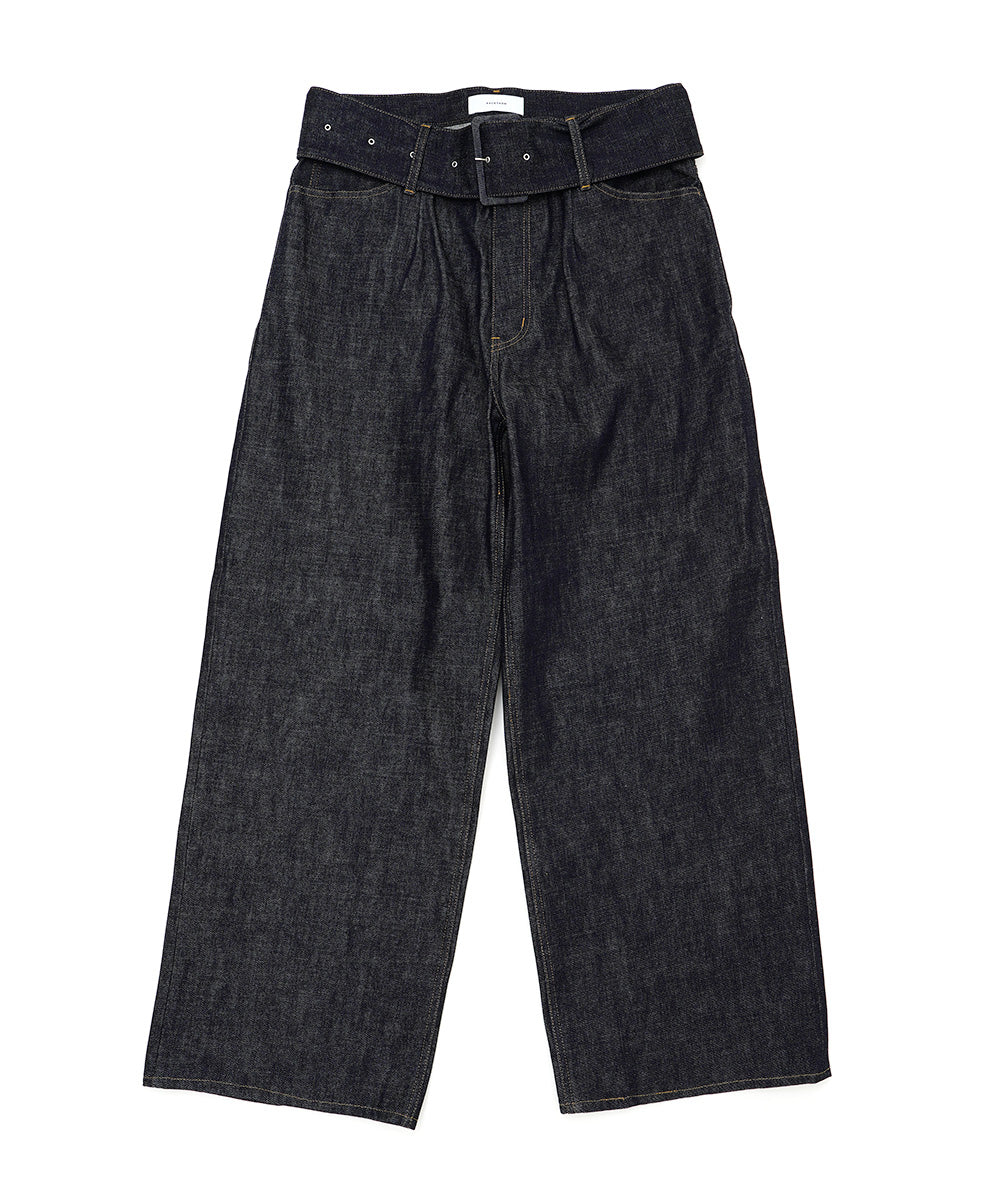 BELTED BIG HEART DENIM