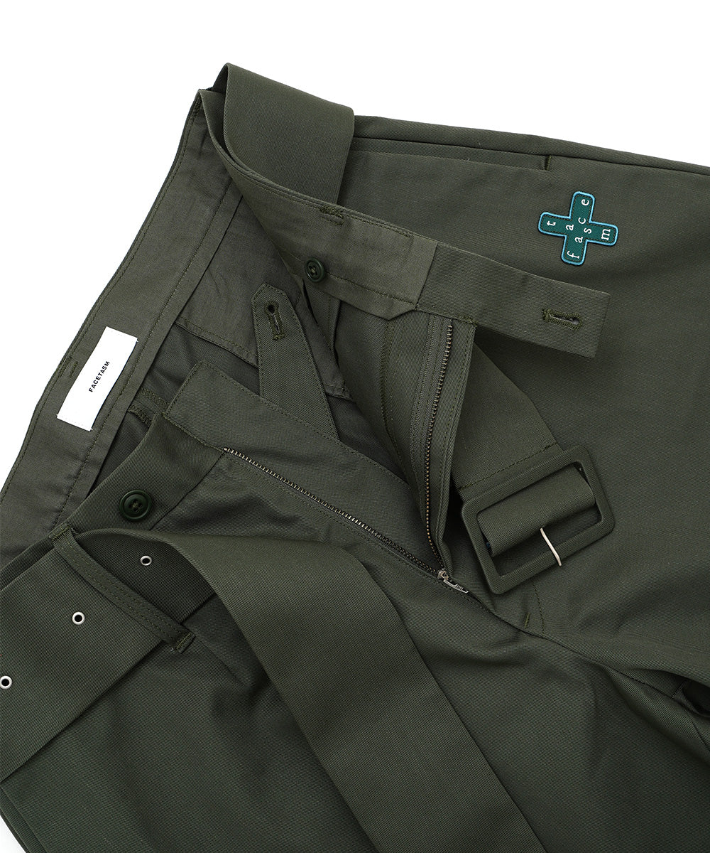 BELTED BIG HEART PANTS