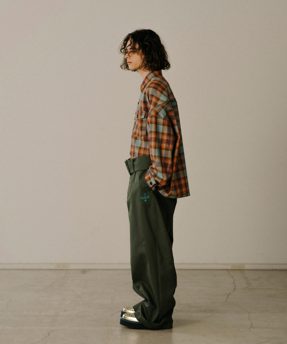 BELTED BIG HEART PANTS