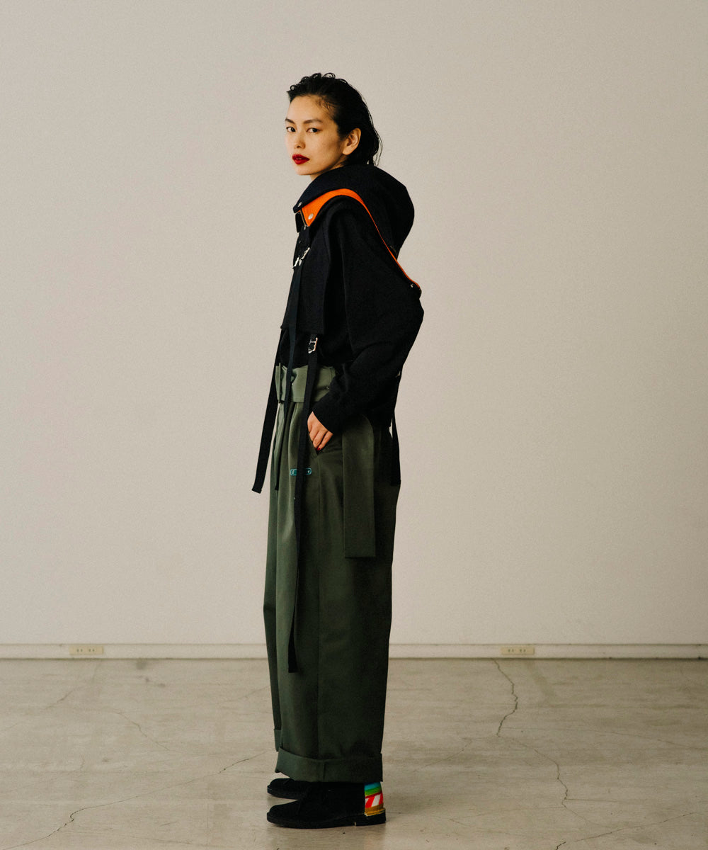 BELTED BIG HEART PANTS