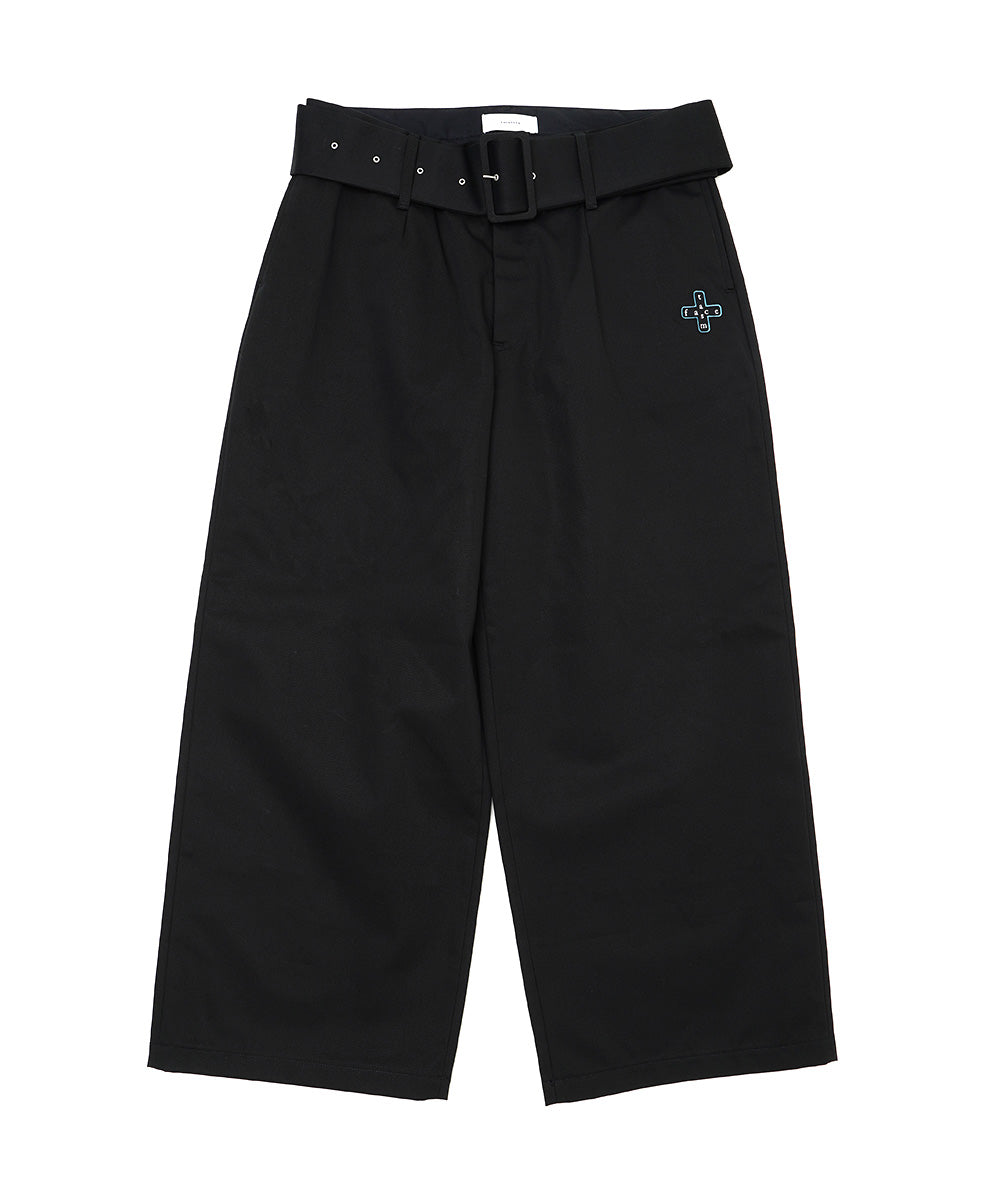 BELTED BIG HEART PANTS