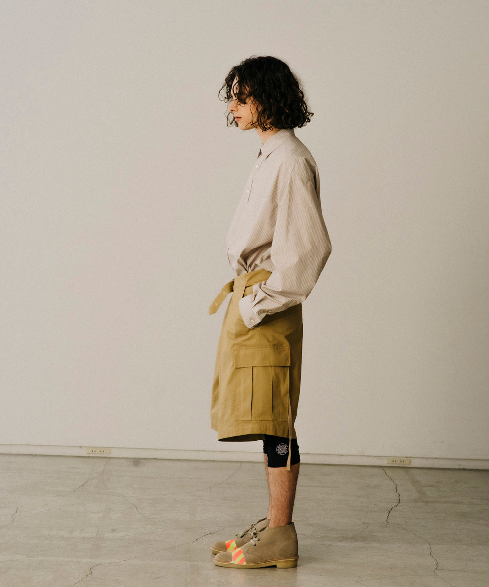 WRAPPED MILITARY SHORTS