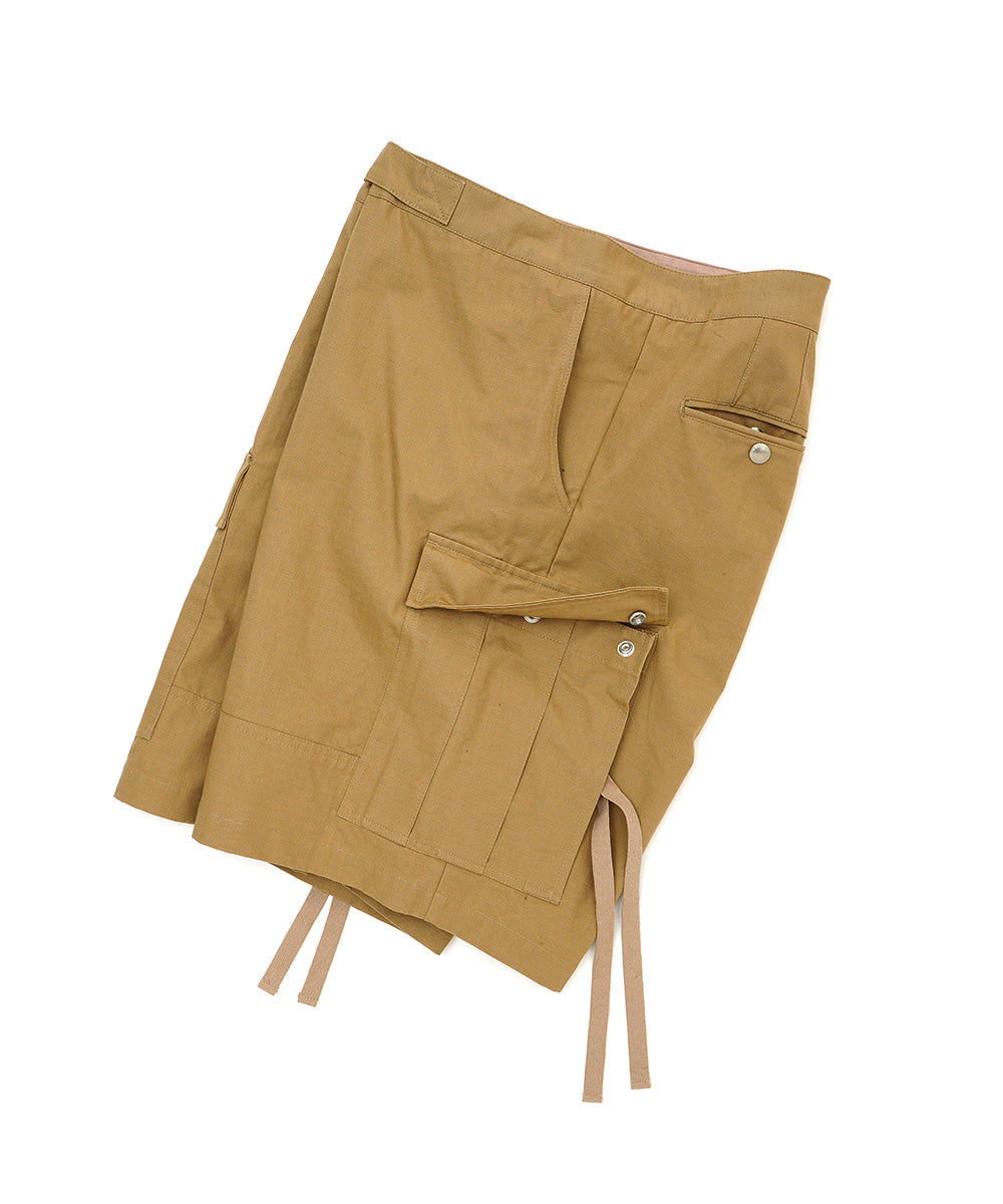 WRAPPED MILITARY SHORTS